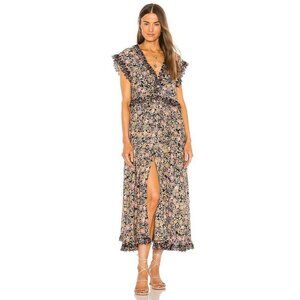 FREE PEOPLE 'Milania' Floral Maxi Dress - Dark Combo - SMALL RRP$168
